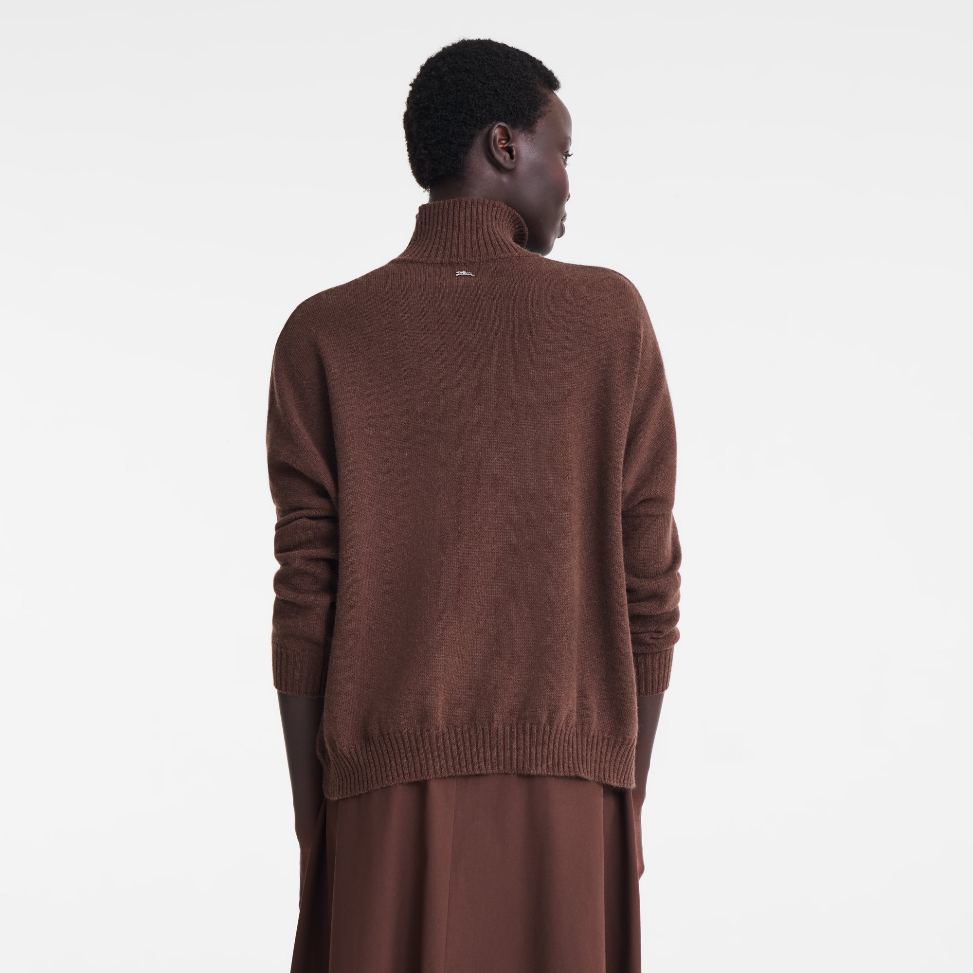 Pullover mit hohem Kragen