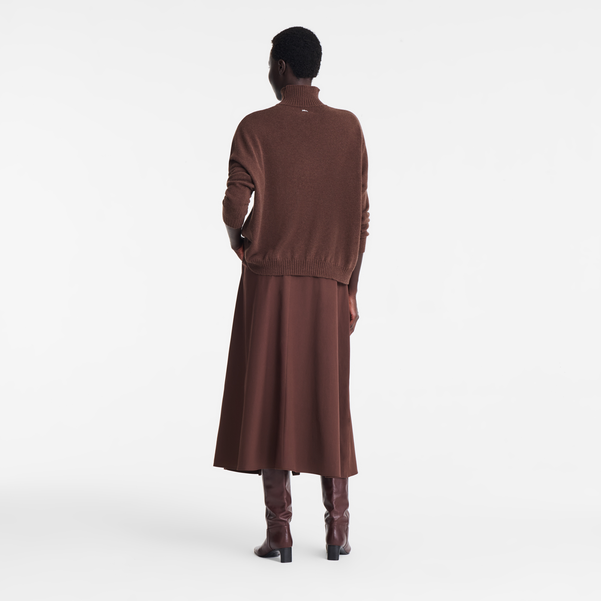 Pullover mit hohem Kragen