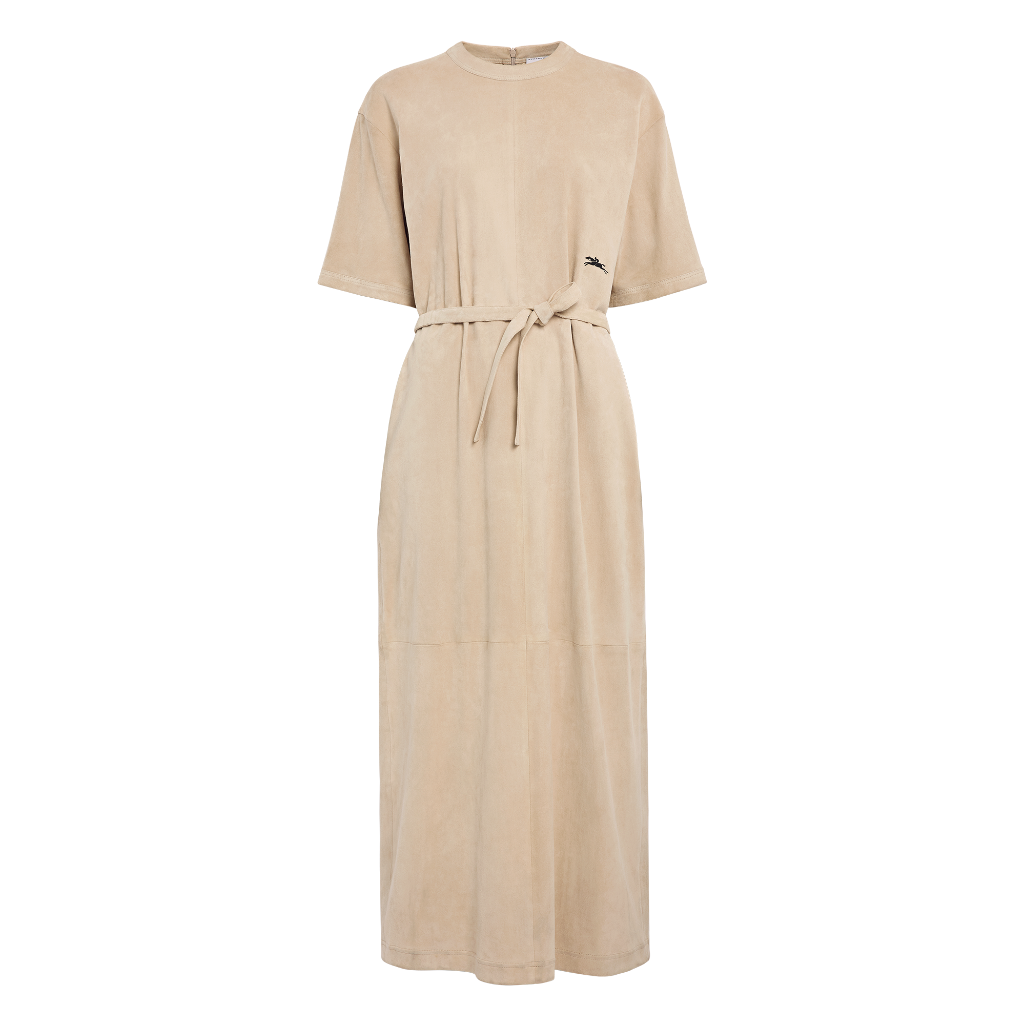 Lederlanges Kleid