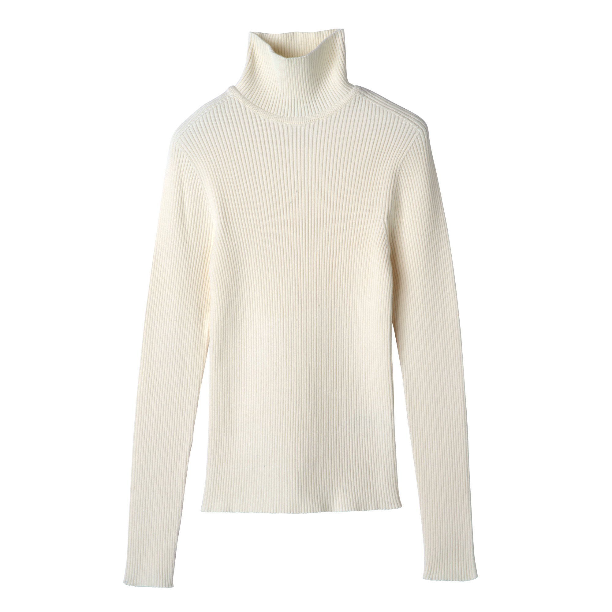 Hochgeschlossener enganliegender Pullover
